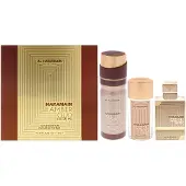 Al Haramain Amber Oud Gold Edition Extreme 3 Pc Present Set - Unisex Luxury Cologne - Parfym fr mn och kvinnor - 2,5 oz EDP Spray 1 oz EDP Spra
