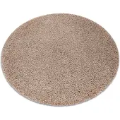 Rugsx Matta SOFFI cirkel shaggy 5cm beige cirkel 120 cm