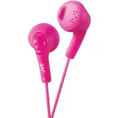 JVC HAF160P Gumy Ear Bud hrlurar rosa