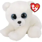 TY UK Ltd Ari Polar Beanie Beanie Bebis Vit 15 cm