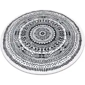 Rugsx Matta FUN Napkin servett cirkel - grå cirkel 120 cm