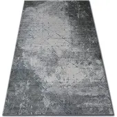 Rugsx Matta ACRYLIC YAZZ 6076 CRACKED CONCRETE blå / grå 80x150 cm