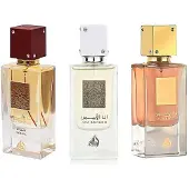 Lattafa Ana Abiyedh 3-delad presentset (Ana Abiyedh Rouge lder)
