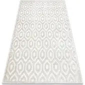 Rugsx Matta SANTO SISAL 58380 sexhörning beige 80x150 cm