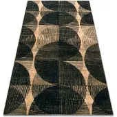 Rugsx Ullmatta OMEGA FADO geometrisk jadeit grön 170x235 cm