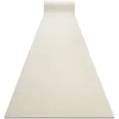 Rugsx Löpare KARMEL enkel, en färg vit 70 cm 70x100 cm