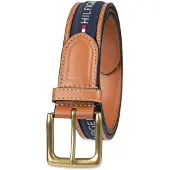 Tommy Hilfiger herrband inlay -blte - bandtygdesign med enstaka spnnande marin 36