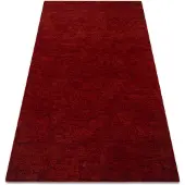 Rugsx Ullmatta OMEGA DUKE Melerad röd / svart 200x300 cm