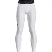 Under Armour Under Armor Boys Heatgear Armor Leggings White (100)/Black Large
