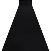 Rugsx Löpare anti-halk RUMBA tuggummi enfärgad svart 60 cm 60x1300 cm