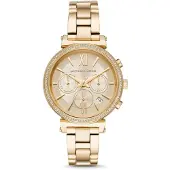 Michael Kors MK6559 Damklocka 39mm gyllene