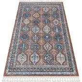 Rugsx Modern matta BELLE BG60A brun / rosa Fringe 200x290 cm