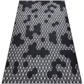Rugsx Matta HEOS 78547 antracit / blå FEATHERS 160x220 cm