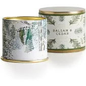 Illume Noble Holiday Collection Balsam & Cedar Vanity Tin Candle 11.8 Oz