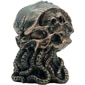 Melitt Bronsguld Cthulhu-Staty Cthulhu-Skalle Hartsprydnad Bläckfisk