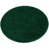 Rugsx Matta SOFFI cirkel shaggy 5cm flaskgrön cirkel 80 cm