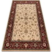 Rugsx Ullmatta OMEGA ARIES blommor light ruby 235x350 cm