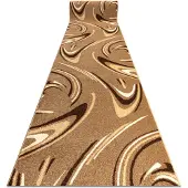 Rugsx Löpare HEAT-SET FRYZ COFFEE nut 100 cm 100x870 cm