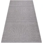 Rugsx Matta AURA E9787 grå - Zigzag, strukturell, modern 240x330 cm
