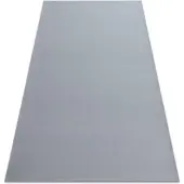 Rugsx Matta anti-halk RUMBA tuggummi enfärgad grå 100x150 cm