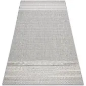 Rugsx Matta SISAL FLAT 48829637 Herringbone Chevron grå 200x290 cm