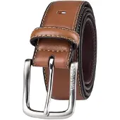 Tommy Hilfiger Men's Casual Jeans Belt Brown Logo 36