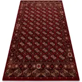 Rugsx Ullmatta OMEGA BUCHARA Ram, cirklar ruby 170x235 cm