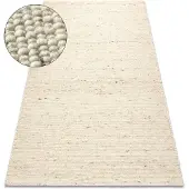 Rugsx NEPAL 2100 beige matta - ylle, dubbelsidig, naturlig 140x190 cm