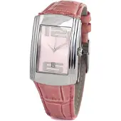 Chronotech Ct7017b02ac Rosa Läderklocka
