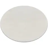Rugsx Matta SOFTY circle plain, one colour kräm cirkel 120 cm