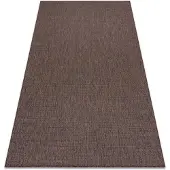 Rugsx Matta SISAL SION A5165A Melange Platt vävd brun 80x150 cm