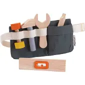 PlanToys Verktygsbälte m. Verktyg - Trä - - One Size - Verktyg