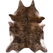 Rugsx Matta Artificial Cowhide, Cow G5072-1 Brun Leather 100x150 cm