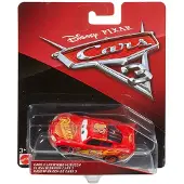 Mattel Disney Bilar 3 – Lightning McQueen-diecastbil i skala 1:55 – Äkta filmdetaljer, samlarleksaksbil