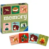 Ravensburger Great Outdoors Memory Game for Boys & Girls Age 3 & Up! - En rolig och snabb campingmatchning Game 20359