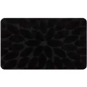 Rugsx Badrumsmatta SUPREME STONES, stenar, halkfri, mjuk - svart 60x100 cm