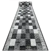 Rugsx Löpare BCF RAFIA grå 70 cm 70x620 cm