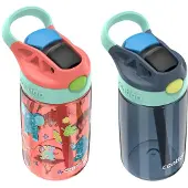 CONTIGO barn vattenflaska med omdesignad autospout halm 14 oz 2-pack