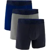 Under Armour Performance Cotton Boxer - Solid 6-in 3-pack Midnight Navy - Core MD