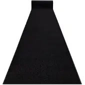 Rugsx Löpare KARMEL enkel, en färg svart 100 cm 100x990 cm