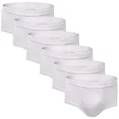 Fruit Of The Loom Men's Premium Brief (6 Pack) White Large