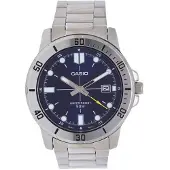 Casio Klocka - - MTP-VD01D-2B - Kvarts - Blå - Rostfritt stål