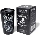 Alchemy England Alchemy Gothic The Vault Purrfect Brew Dubbelväggad Keramikkopp