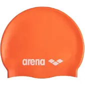 Arena Classic Silicone Cap, Orange, Keps, Unisex, Vuxen, Simning, Silikon
