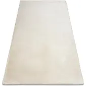 Rugsx Matta BUNNY elfenben IMITATION AV KANINSPEL 80x150 cm