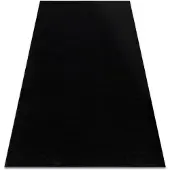 Rugsx Matta SOFTY plain, one colour svart 240x330 cm