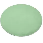 Rugsx Matta BUNNY cirkel grön IMITATION AV KANINSPEL cirkel 80 cm