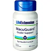 Life Extension , MacuGuard, Ocular Support med Saffran, 60 mjuka kapslar