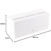 GameGenic Triple Deck Holder 300+ XL - Kompakt frvaringslsning fr tre kortlekar eller 300 kort med dubbla hylsor Inkluderar tre avtagbara kort
