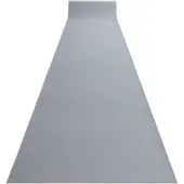 Rugsx Löpare anti-halk RUMBA tuggummi enfärgad grå 120 cm 120x430 cm